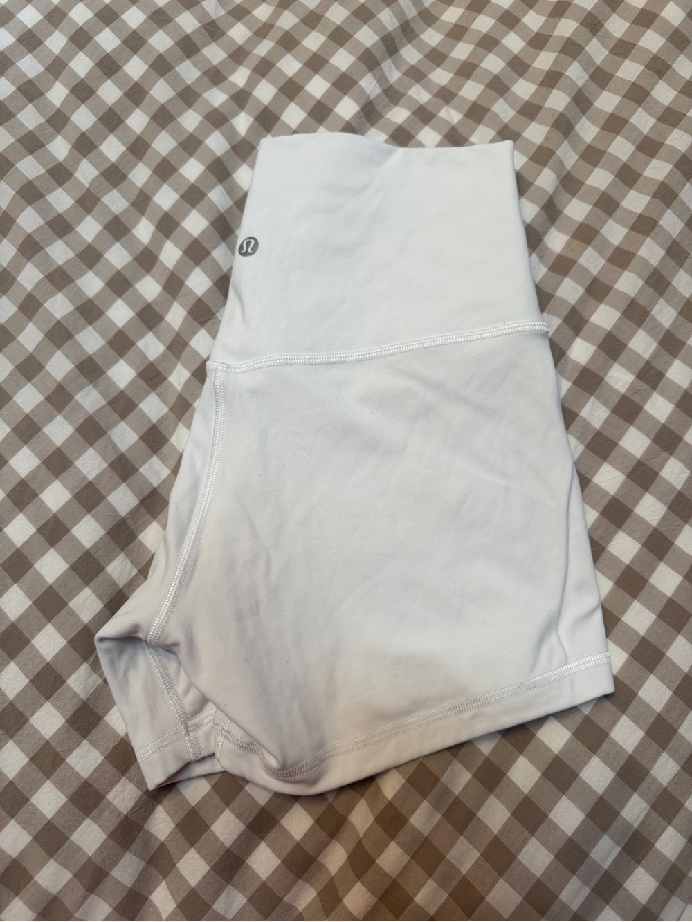 lululemon athletica white align short 4”